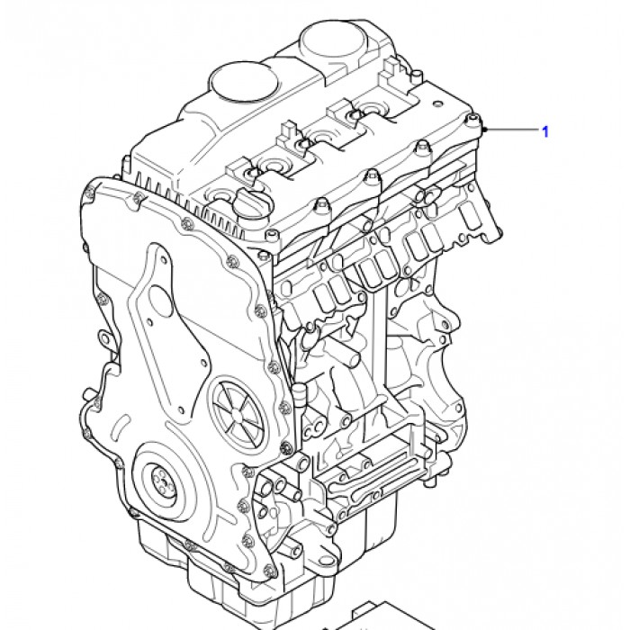 LR057902 | Gruppo motore (spogliato) rigenerato